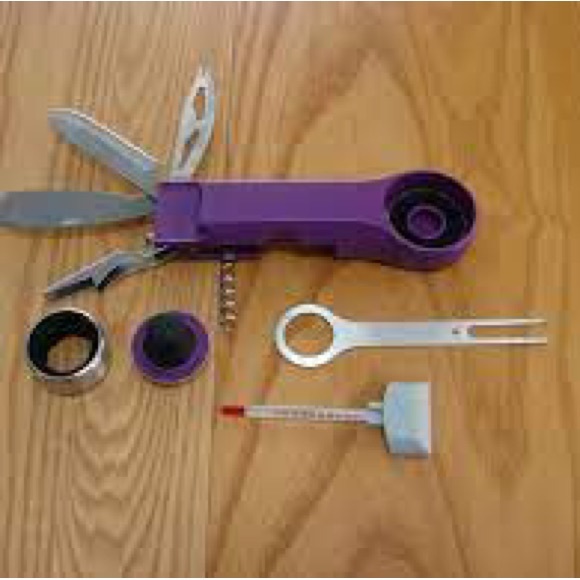 Gift Set🎁12 in 1 wine & cheese tool + cutting board - Picture 2 of 10